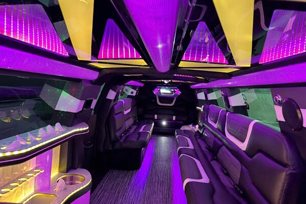 cadillac limo with bar