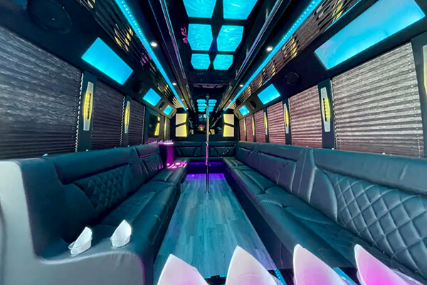 party bus dance pole